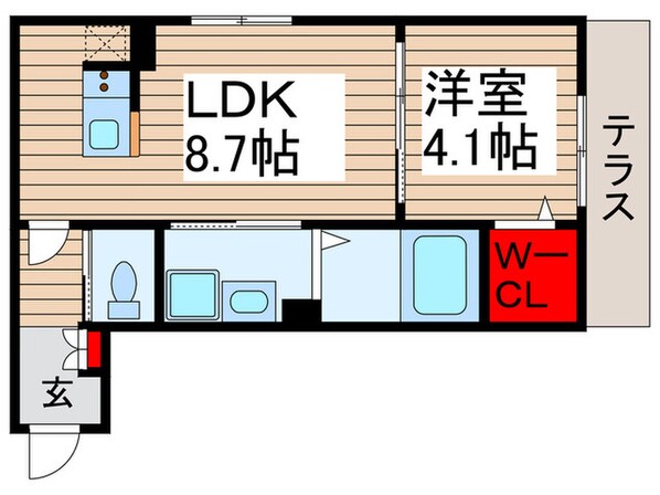 ルーブル八潮の物件間取画像